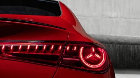 XThe all-new Mercedes-Benz CLA with EQ Technology: exterior: AMG Line Plus, MANUFAKTUR patagonia red metallic