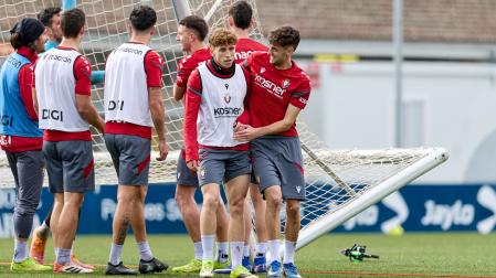 Entrenamiento reciente de Osasuna en Tajonar