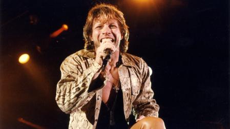 Jon Bon Jovi, durante su actuación en El Sadar