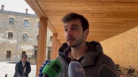 Aitor Silgado en rueda de prensa