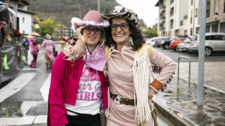 Desfile de carrozas en los Carnavales de Santesteban