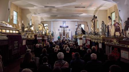 Fotos de la reapertura de la sede de la entidad en Pamplona tras meses de reformas
