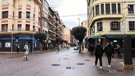 Intersección de la Inmaculada con la calle San Andrés desde donde van a empezar las obras