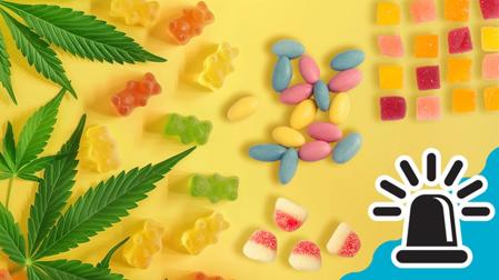 La OCU alerta sobre la venta de gominolas con CBD, una sustancia derivada del cannabis