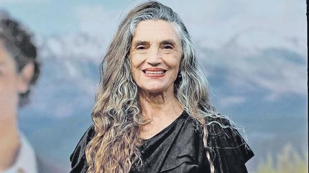 La actriz Ángela Molina, en la presentación de la serie 'Pura sangre'