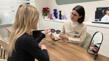 Leyre Serrano Sagaseta de Ilurdoz, óptica-optometrista de Visual Eye