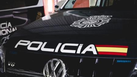 Un vehículo de la Policía Nacional