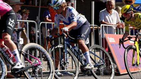 Paula Ostiz, en una de las carreras en Australia a comienzo de temporada.