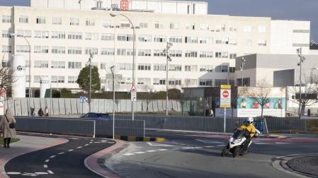 Aspecto de la nueva zona de paso por Irunlarrea