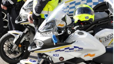 Imagen de varios vehículos de la Policía Local de Palma