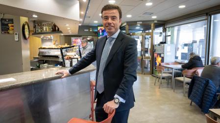 Javier Catalán Gil, gerente de la estación de servicio San Rafael de Tudela, e hijo de Javier Catalán Díaz, propietario de la misma y presidente de la cadena hotelera Zenit.