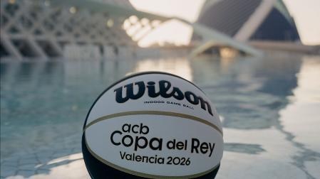 Balón de la Copa del Rey de Valencia 2026 en la Ciutat de les Arts de València