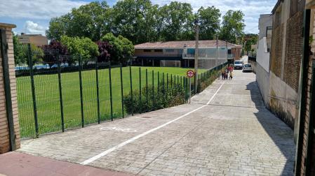 Imagen de la zona donde se construirá el nuevo edificio deportivo