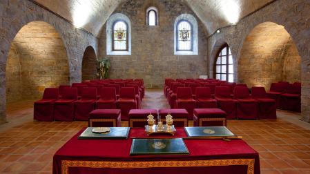 Sala Lidia Biurrun de la Ciudadela de Pamplona en la que se celebran las bodas civiles