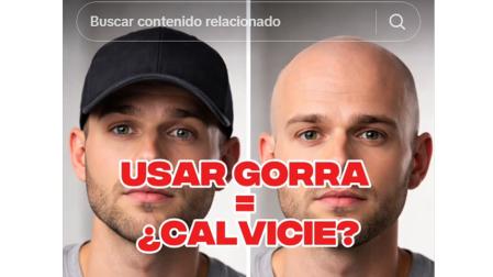 ¿Usar gorra provoca calvicie?