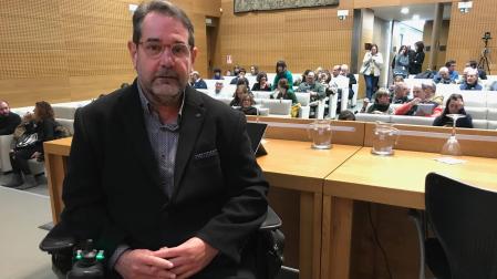 Javier Miranda, en el auditorio de Civican en una imagen de archivo