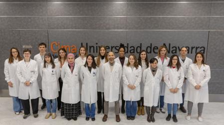 Equipo de investigadores del Cima Universidad de Navarra.