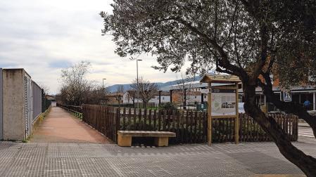 Una de las rutas señalizadas en término de Villatuerta