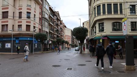 Imagen del centro de Estella.