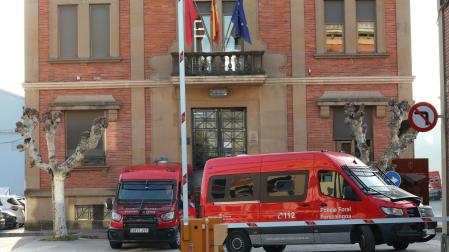 Instalaciones de Policía Foral, en Beloso