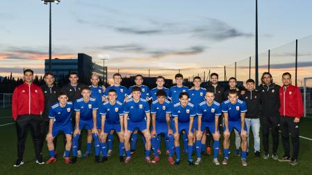 Dieciocho jugadores y su cuerpo técnico representan a Navarra en la semifinal de la Copa de las Regiones