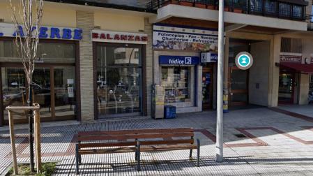 El boleto ha sido validado en un establecimiento ubicado en la calle Monasterio de Urdax 5 de Pamplona