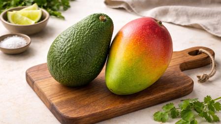 Aguacate y mango