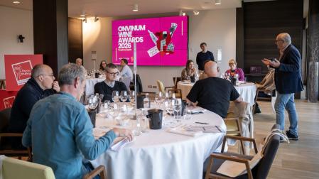 Un momento de la celebración de Onvinum Wine Awards, Reyno Gourmet en Pamplona