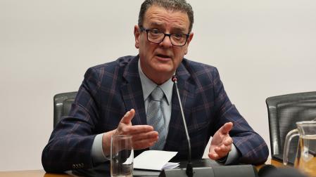 Miguel Moreno Purroy, este martes en la comisión de investigación