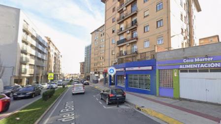 Avenida del Barrio en Tudela.