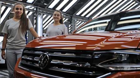 Estudiantes en Volkswagen Academy