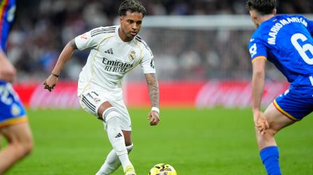 Rodrygo regresó a los terrenos de juego, y disputó 36 minutos ante el Getafe este lunes, tras superar una "tendinosis en el isquio de la pierna derecha" que le hizo perderse los cinco partidos anteriores del Real Madrid