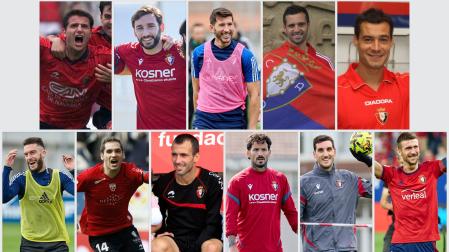 Figuras osasunistas y su llegada a los 250 partidos oficiales