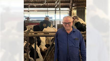 José María Erro Bidaurreta, ganadero afectado por el cartel de la leche