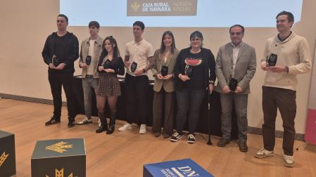 Fotografía de los reconocidos con los premios Talento
