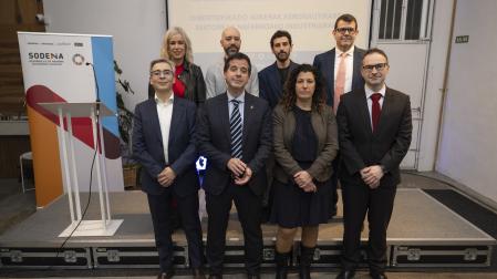 Ponentes de la jornada 'Impulso al sector aeronáutico para la industria navarra'