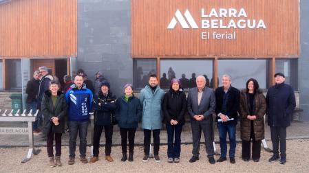 El centro de esquí Larra-Belagua acogió la presentación del proyecto europeo ‘Larra-La Pierre 360’