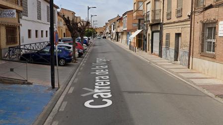Parte de la calle Carmen de la Virgen de la localidad granadina de Chauchina