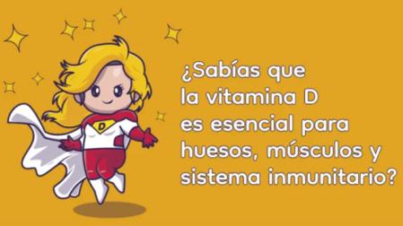 La vitamina D es esencial para el funcionamiento de huesos, articulaciones y del sistema inmunitario