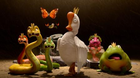 Imagen cedida por Disney Pixar que muestra personajes de la película 'Hoppers'