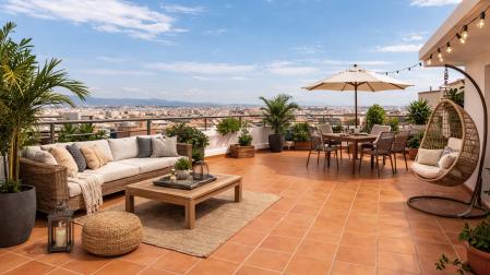 Terraza con vistas