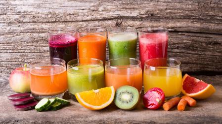 Zumo natural de frutas