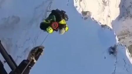 Vídeo del rescate de los navarros en Peña Telera