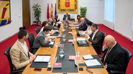 Reunión de la Mesa y Junta de Portavoces del Parlamento de Navarra