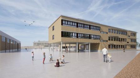 Imagen del proyecto de ampliación del Colegio público Otero de Navascués de Cintruénigo