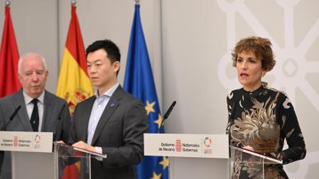 Chivite informe sobre una inversión en Navarra de una empresa china