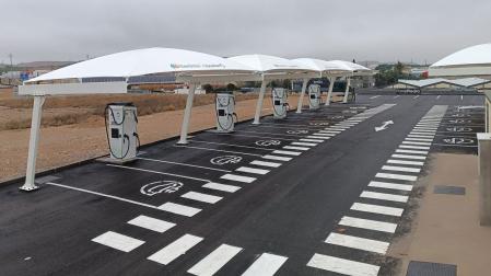 Hub de recarga ultrarrápida de Iberdrola | bp pulse en Tudela