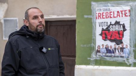 Fernando del Amo, vecino del Benamira (Soria), candidato a las elecciones del próximo 15 de marzo en Castilla y León y único habitante de su pueblo