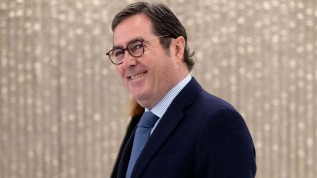 El presidente de la CEOE, Antonio Garamendi
