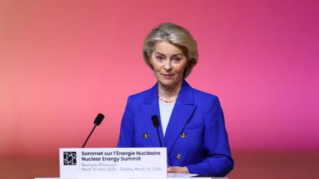La presidenta de la Comisión Europea, Ursula von der Leyen